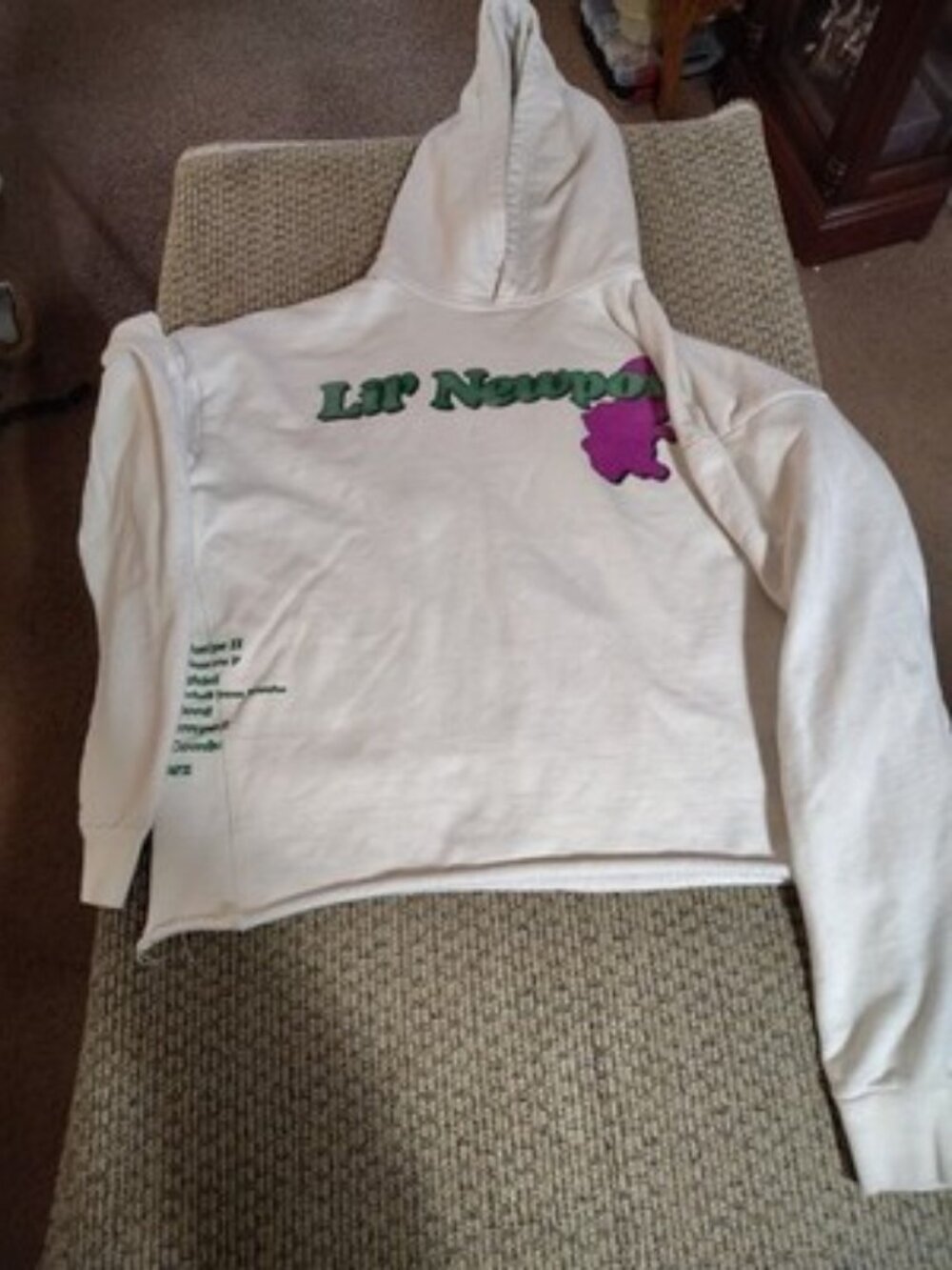 Vlone x Yams Day White Hoodie